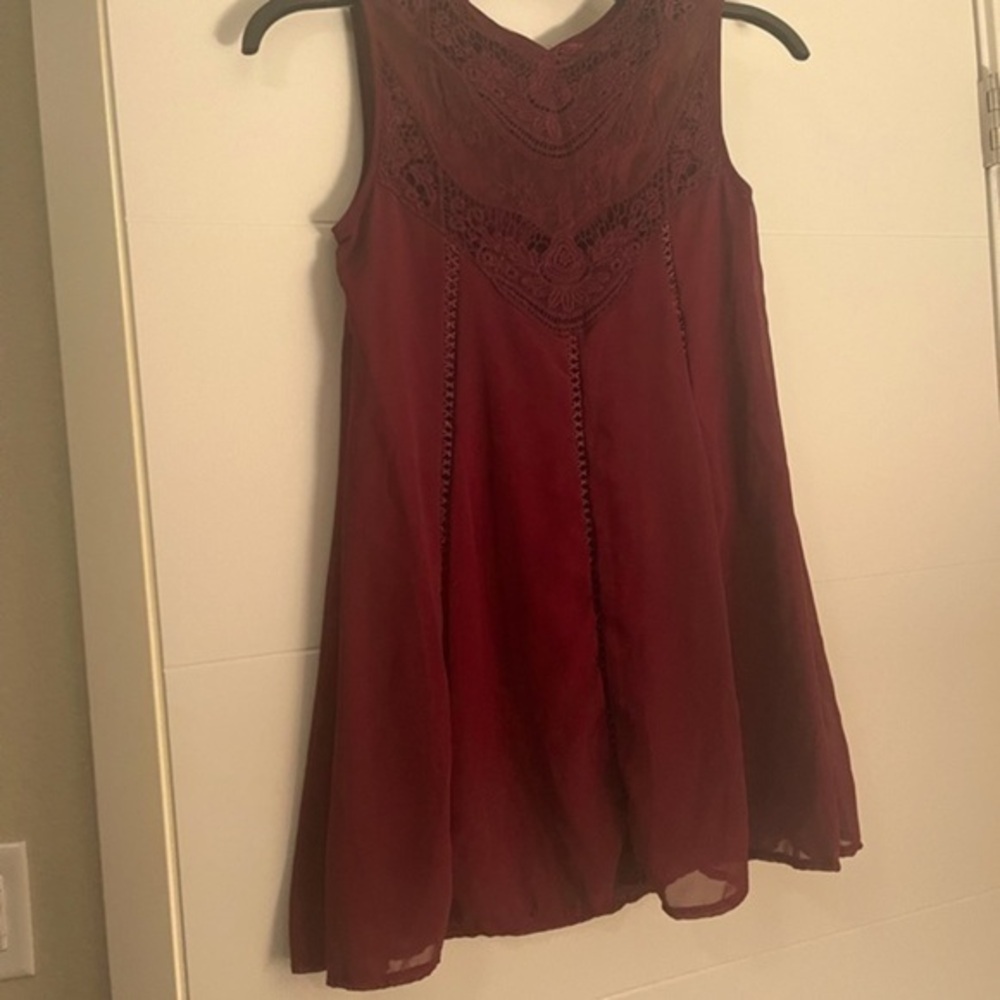 Maroon dress NWOT
